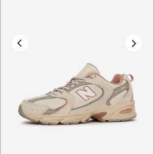 New Balance Women's Beige and Blush Sneakers
